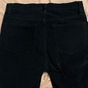 J. Crew Black Slim Fit Corduroy Pants